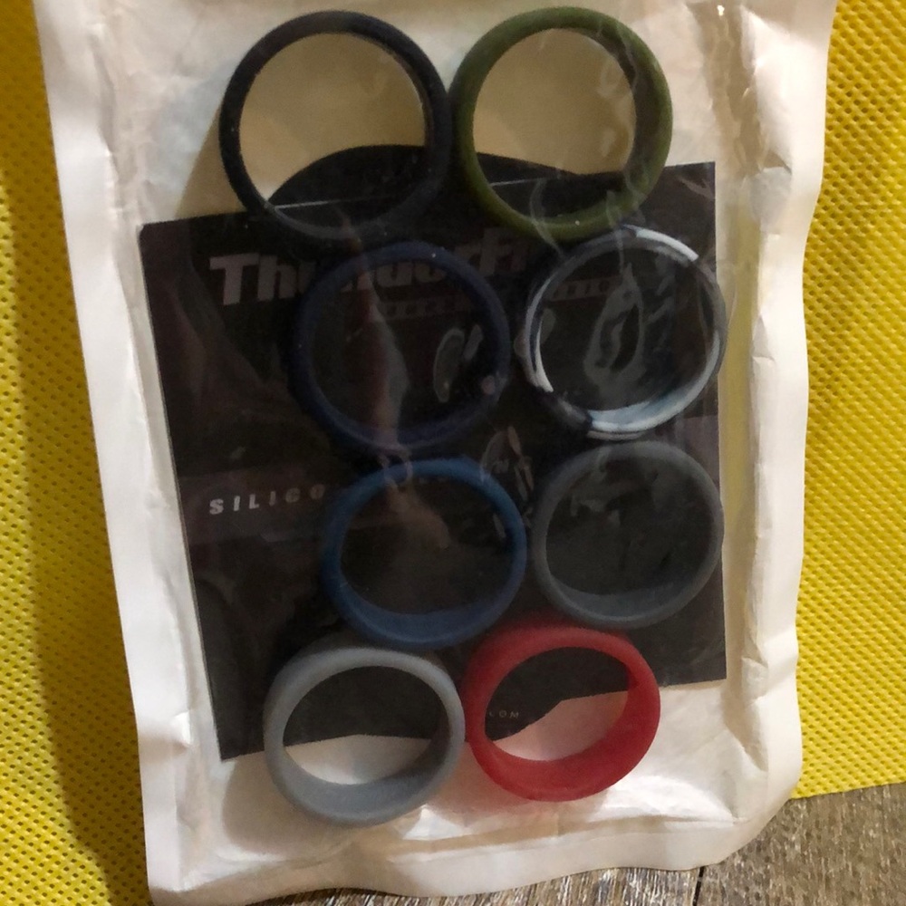 ThunderFit Silicone Wedding Ring Pack - Size 11
Men